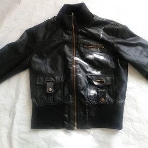 Leather jacket female